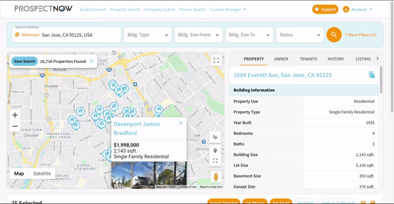 Property Search Sample of Residential Likely Sellers