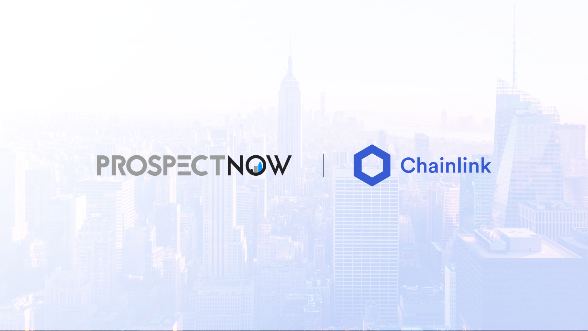 ProspectNow and Chainlink Logos